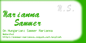 marianna sammer business card